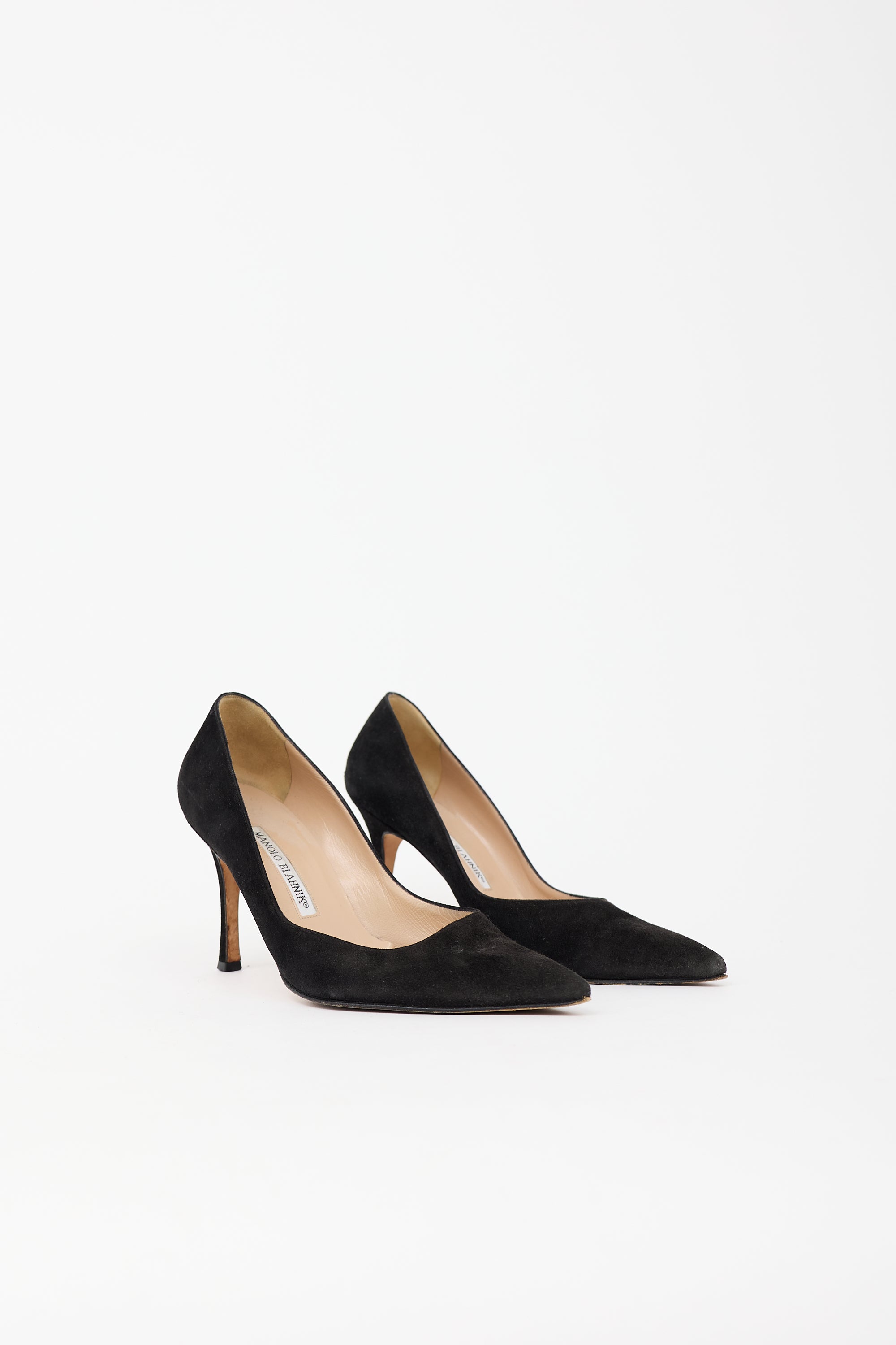 Manolo Blahnik Suede BB Pump