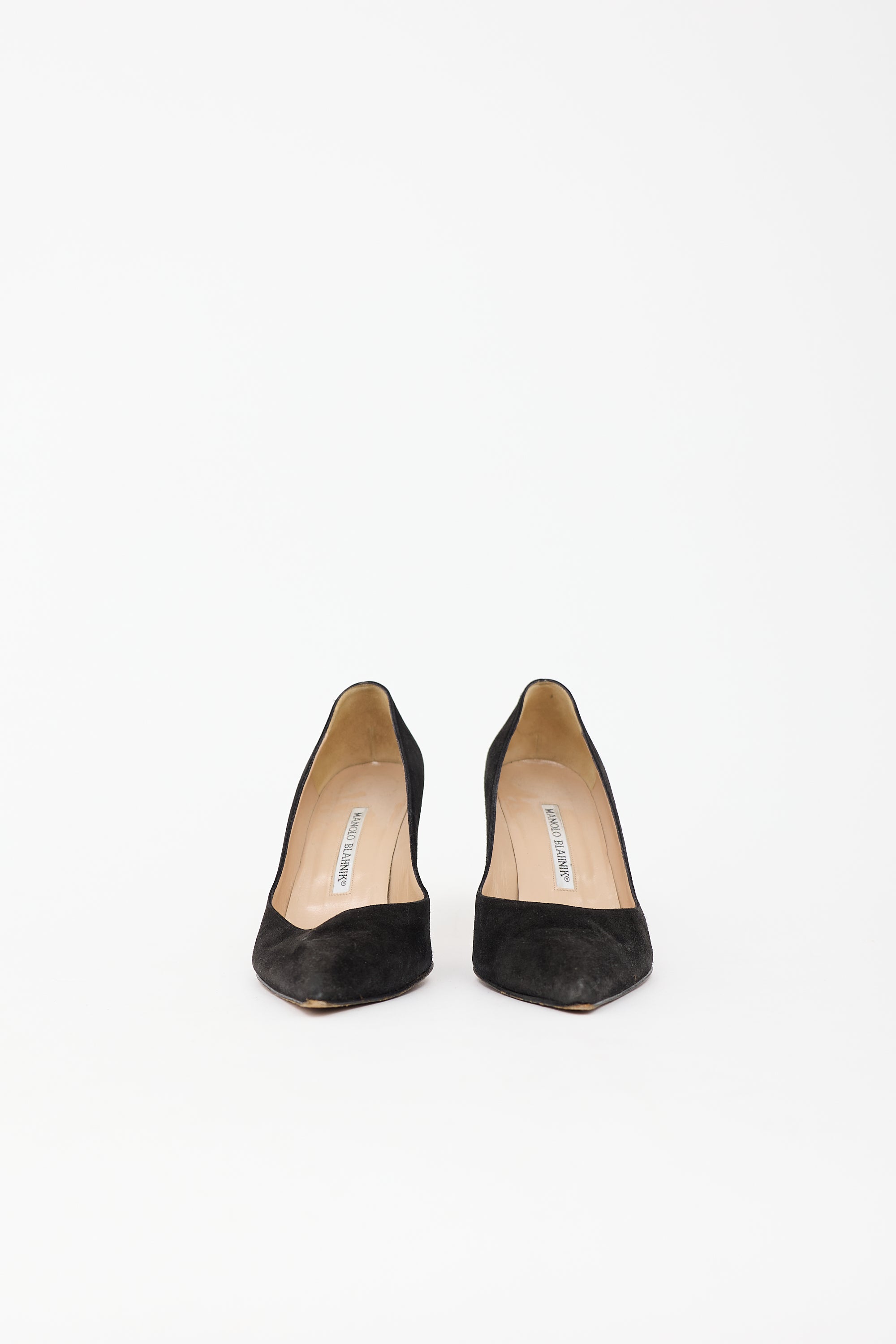 Manolo Blahnik Suede BB Pump