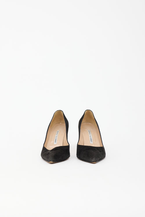 Manolo Blahnik Suede BB Pump