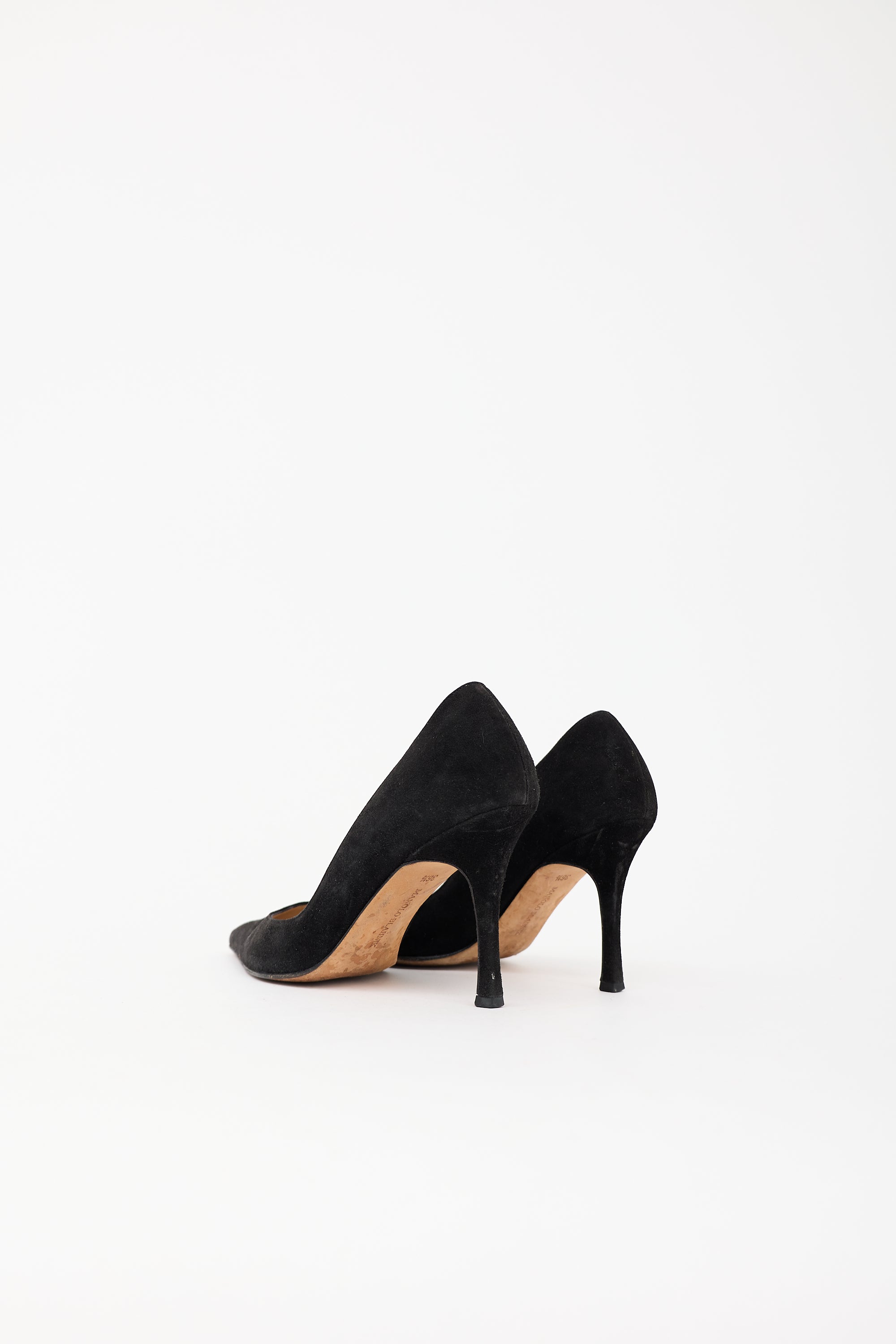 Manolo Blahnik Suede BB Pump