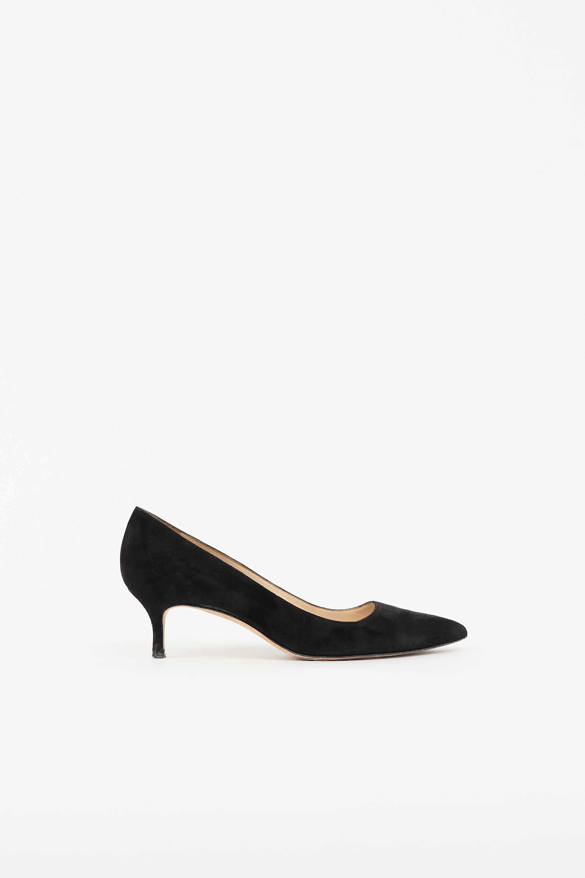 Manolo Blahnik Suede BB Pump