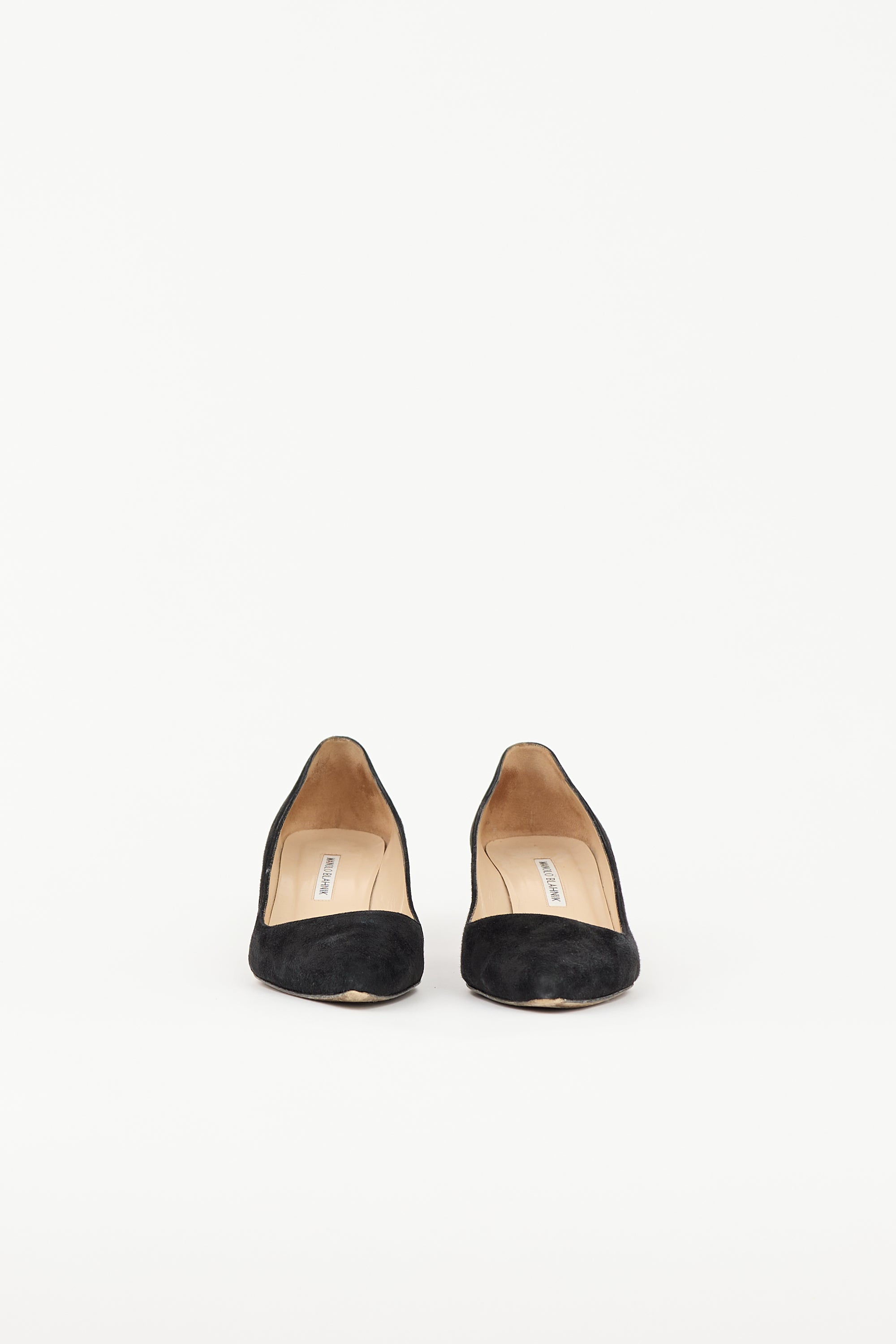 Manolo Blahnik Suede BB Pump