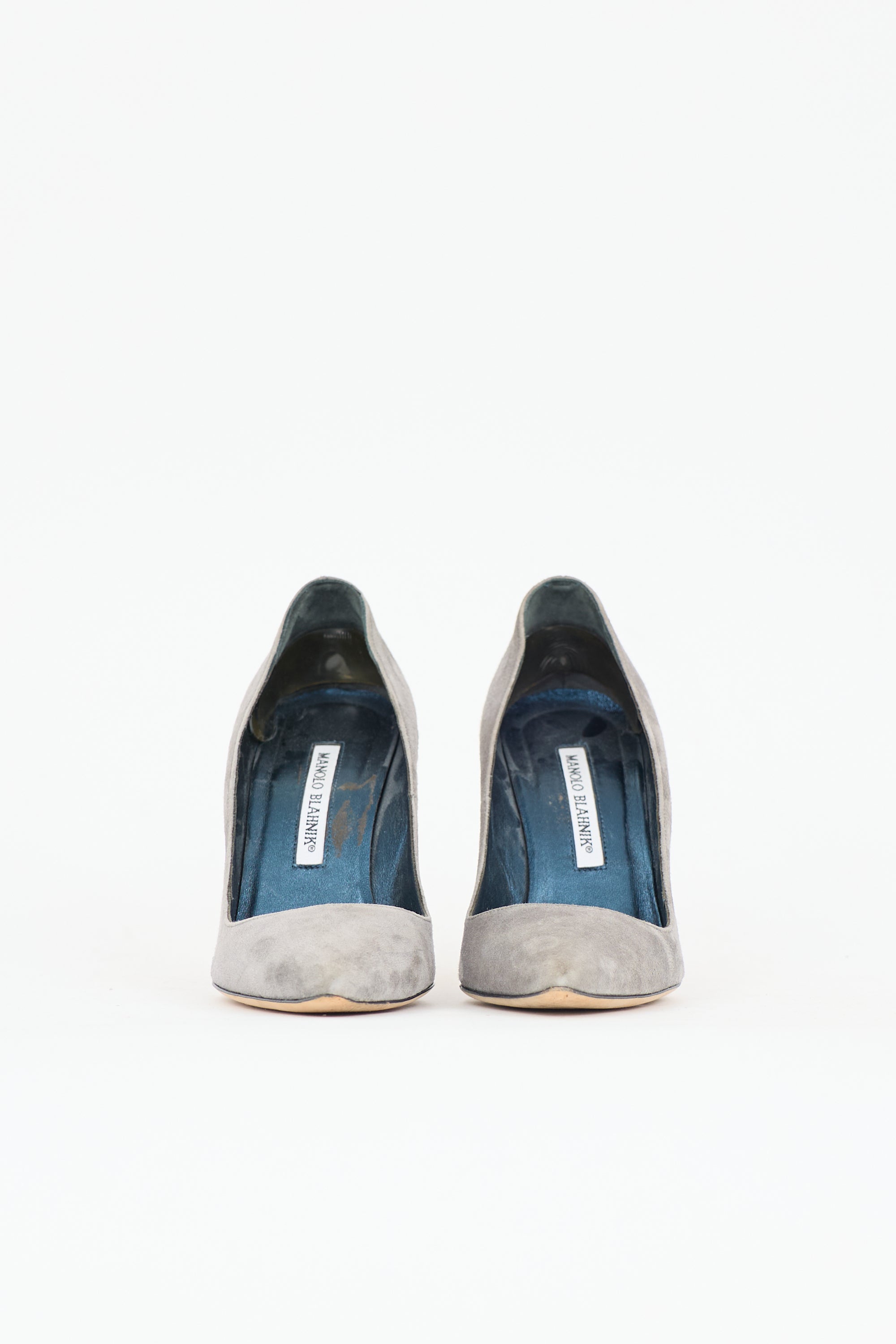 Manolo Blahnik Suede BB Pump