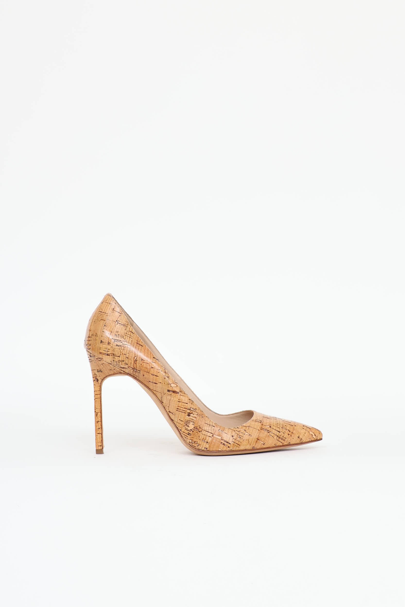 Manolo Blahnik Patent Cork Pump