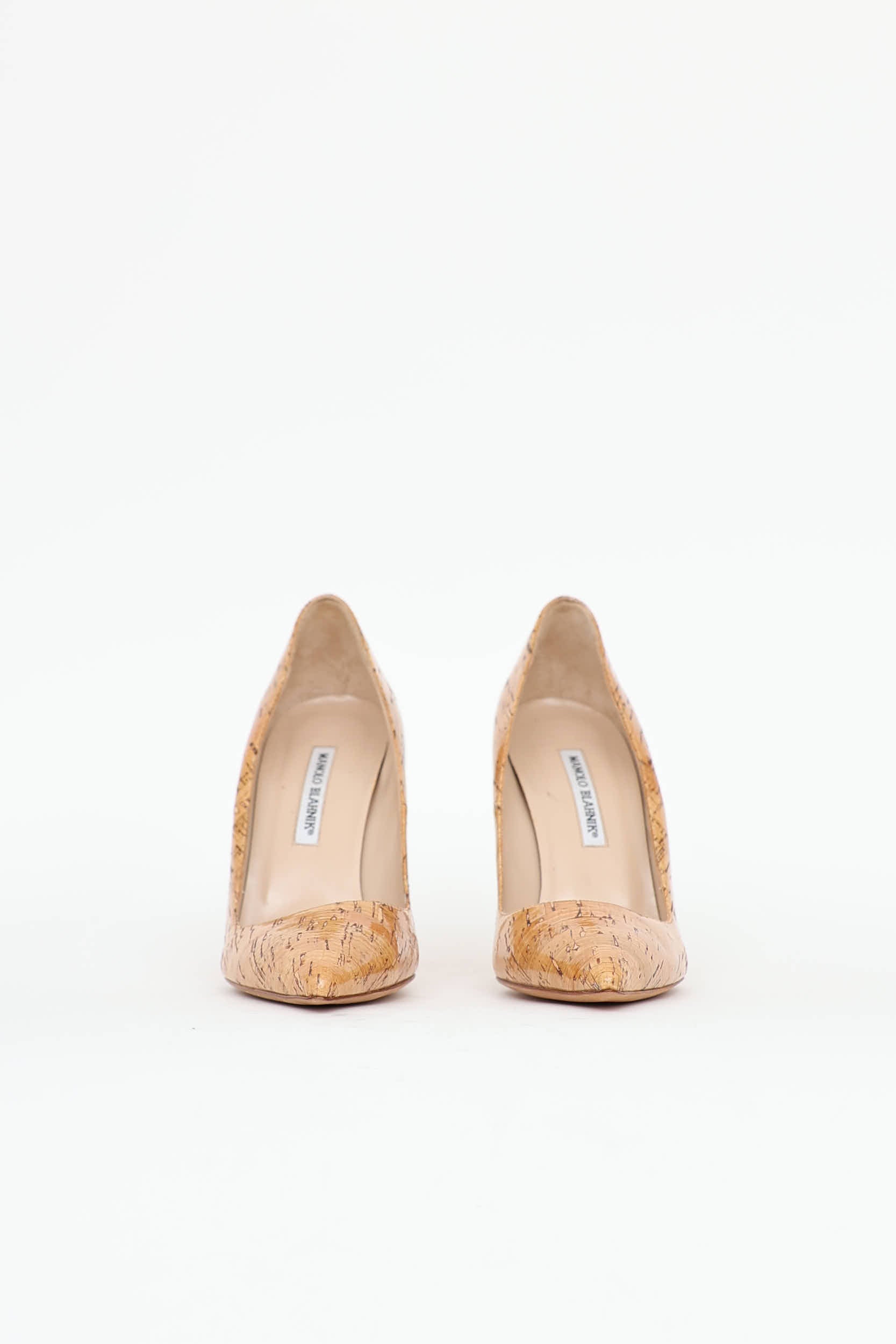 Manolo Blahnik Patent Cork Pump