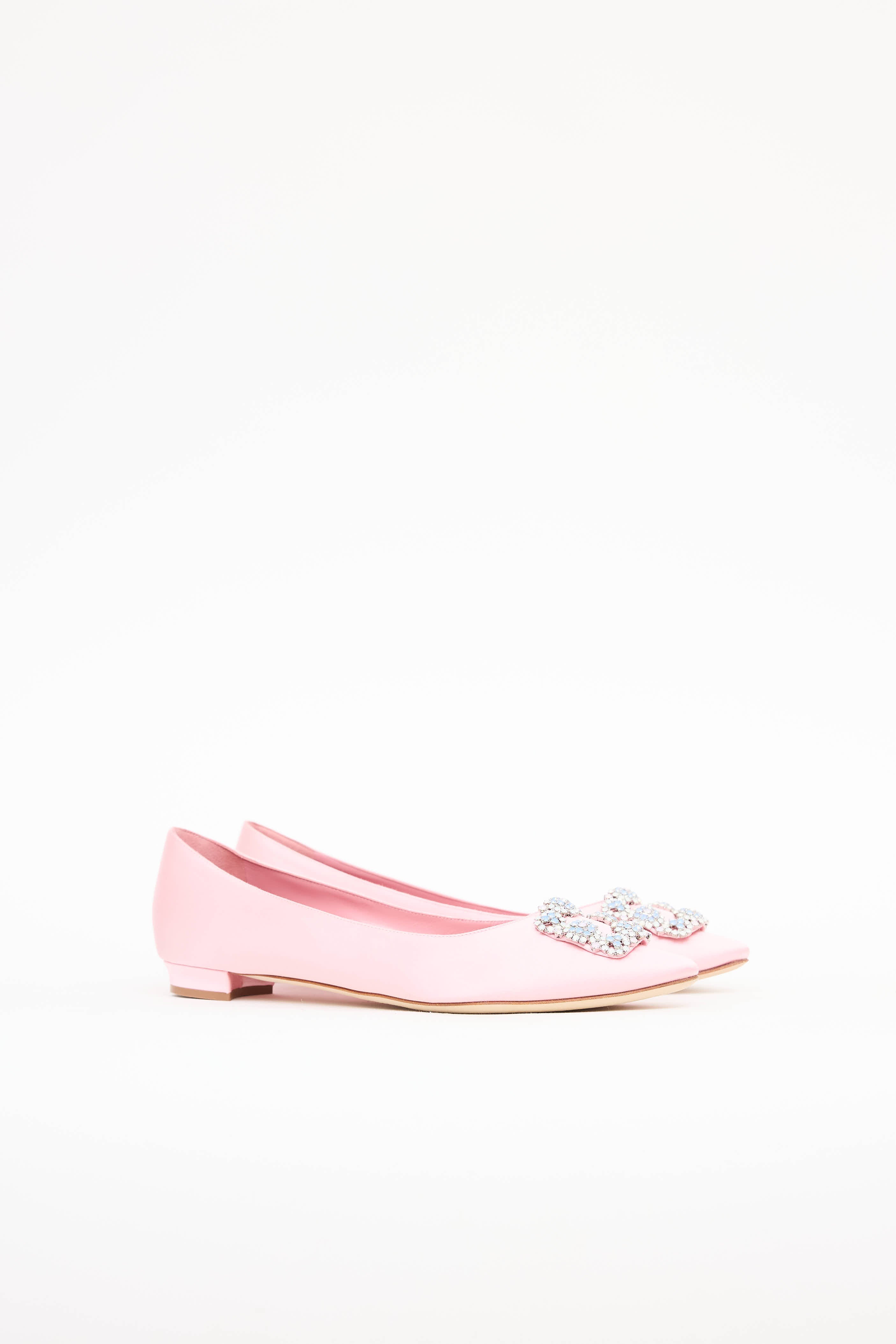 Manolo BlahnikSatin Hangisi Flat