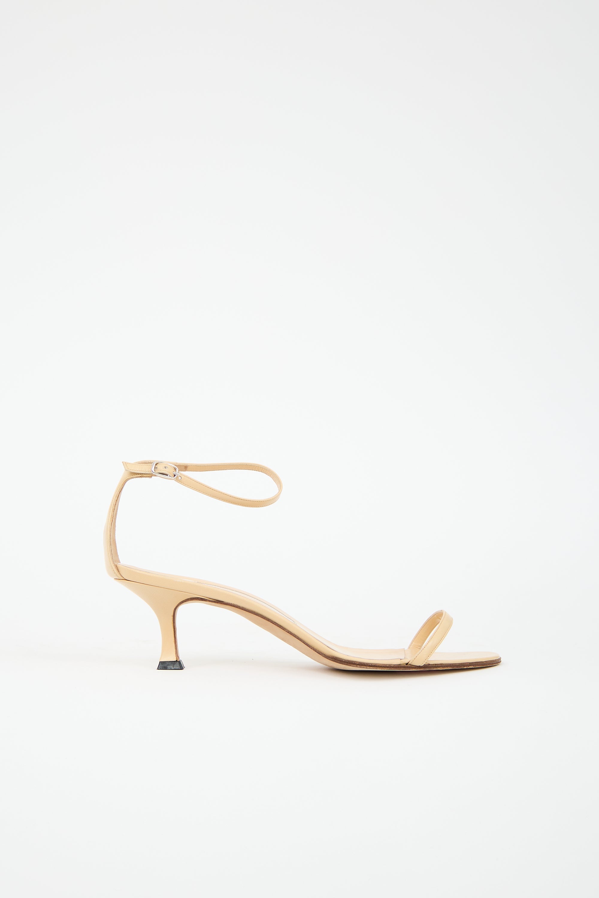 Manolo Blahnik Leather Chaos Sandal