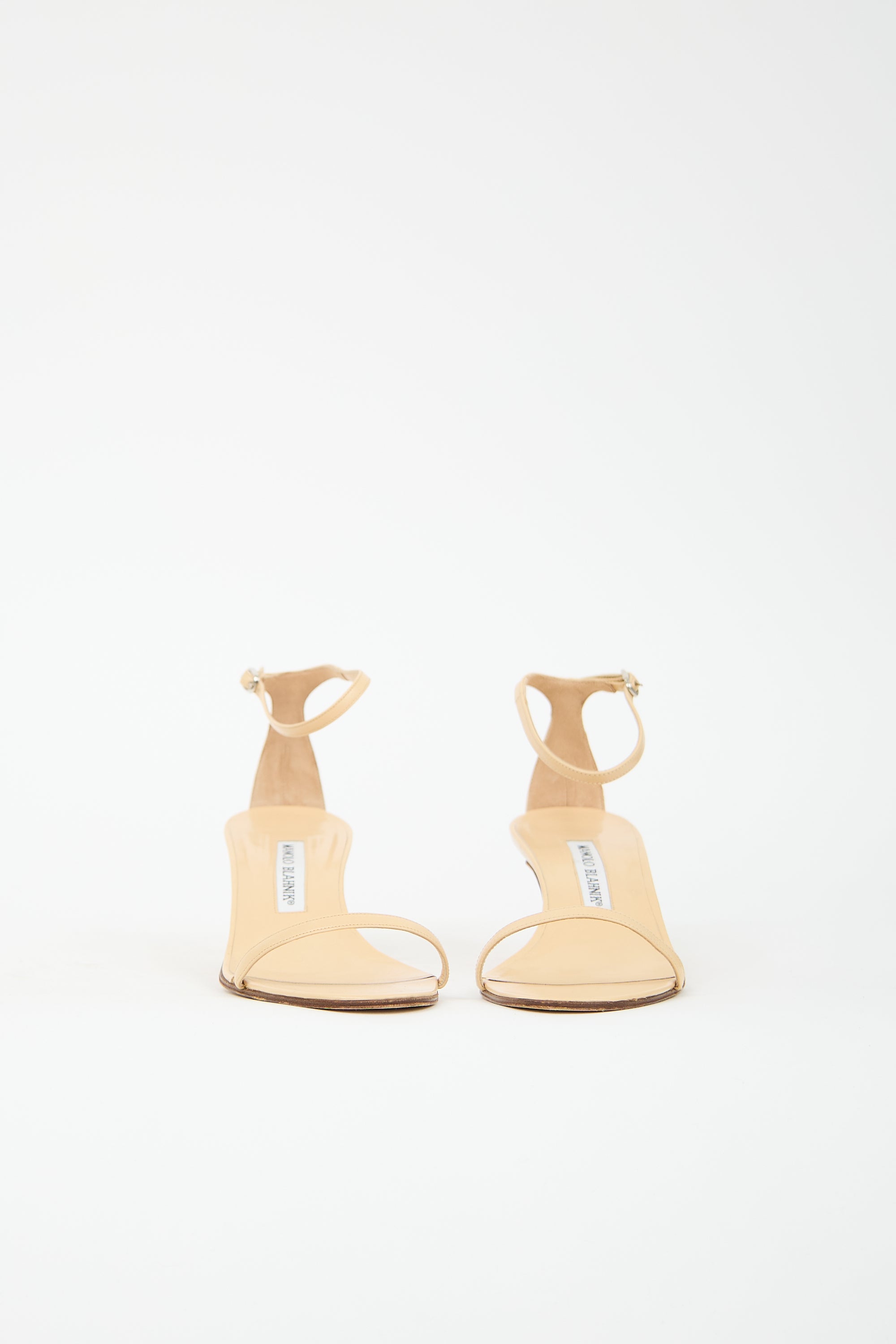 Manolo Blahnik Leather Chaos Sandal