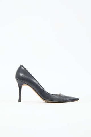 Manolo Blahnik Leather BB Pump