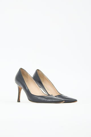 Manolo Blahnik Leather BB Pump