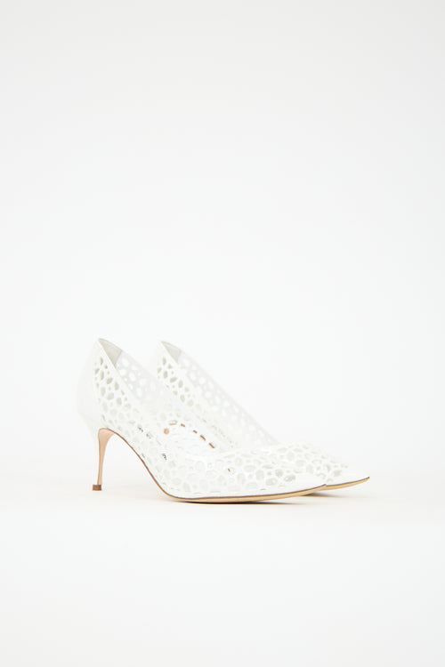 Manolo Blahnik Patent BB Laserato Heel