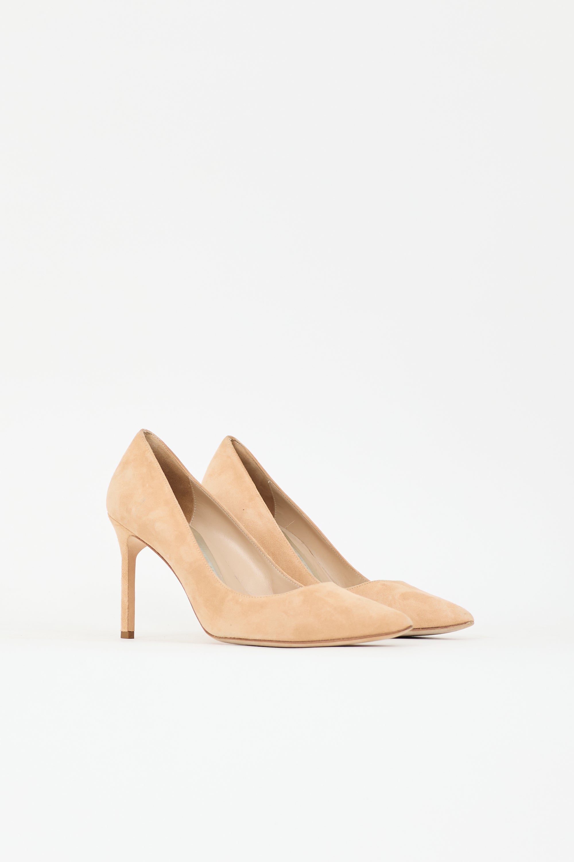 Manolo Blahnik Suede BB Pump