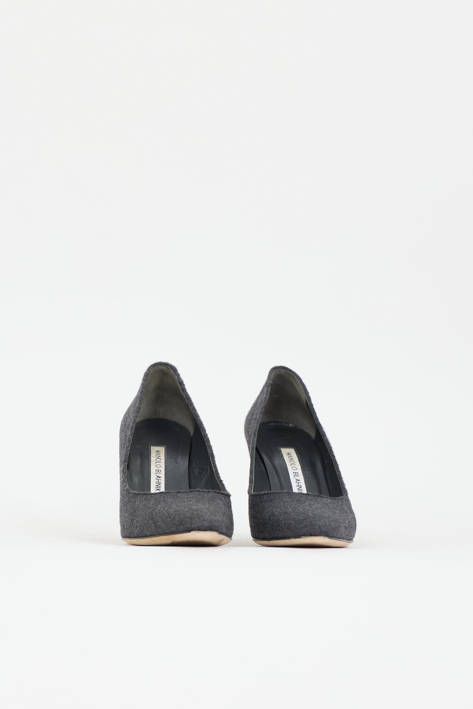 Manolo Blahnik Wool Pump