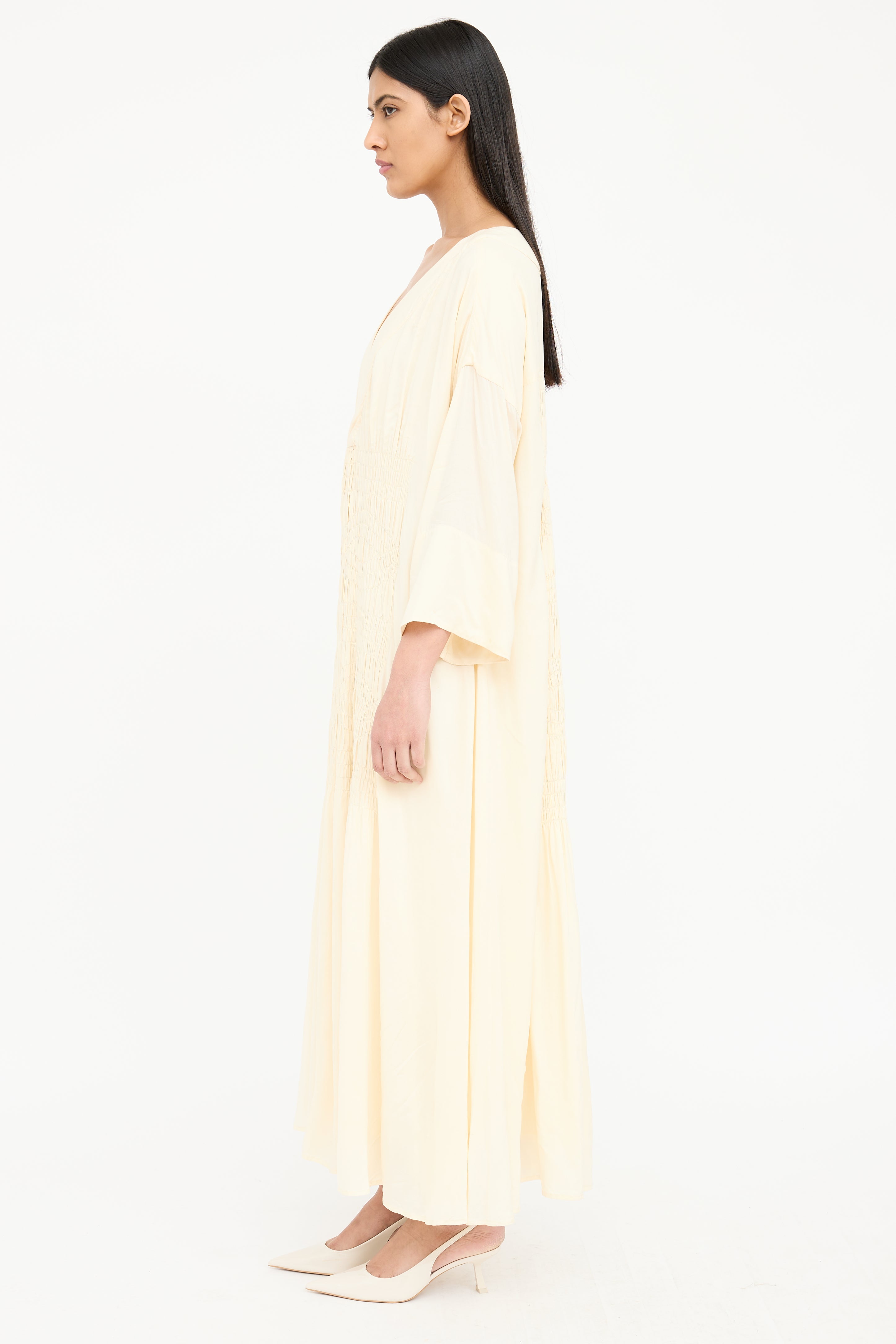 Mara Hoffman Smocked Panel Dress