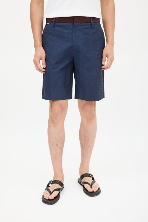 Marc Jacobs Navy & Red Shorts