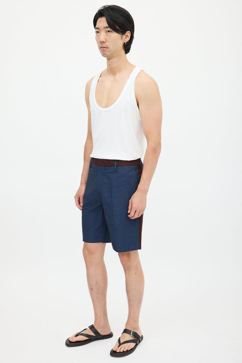 Marc Jacobs Navy & Red Shorts