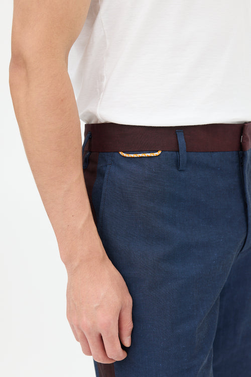 Marc Jacobs Navy & Red Shorts