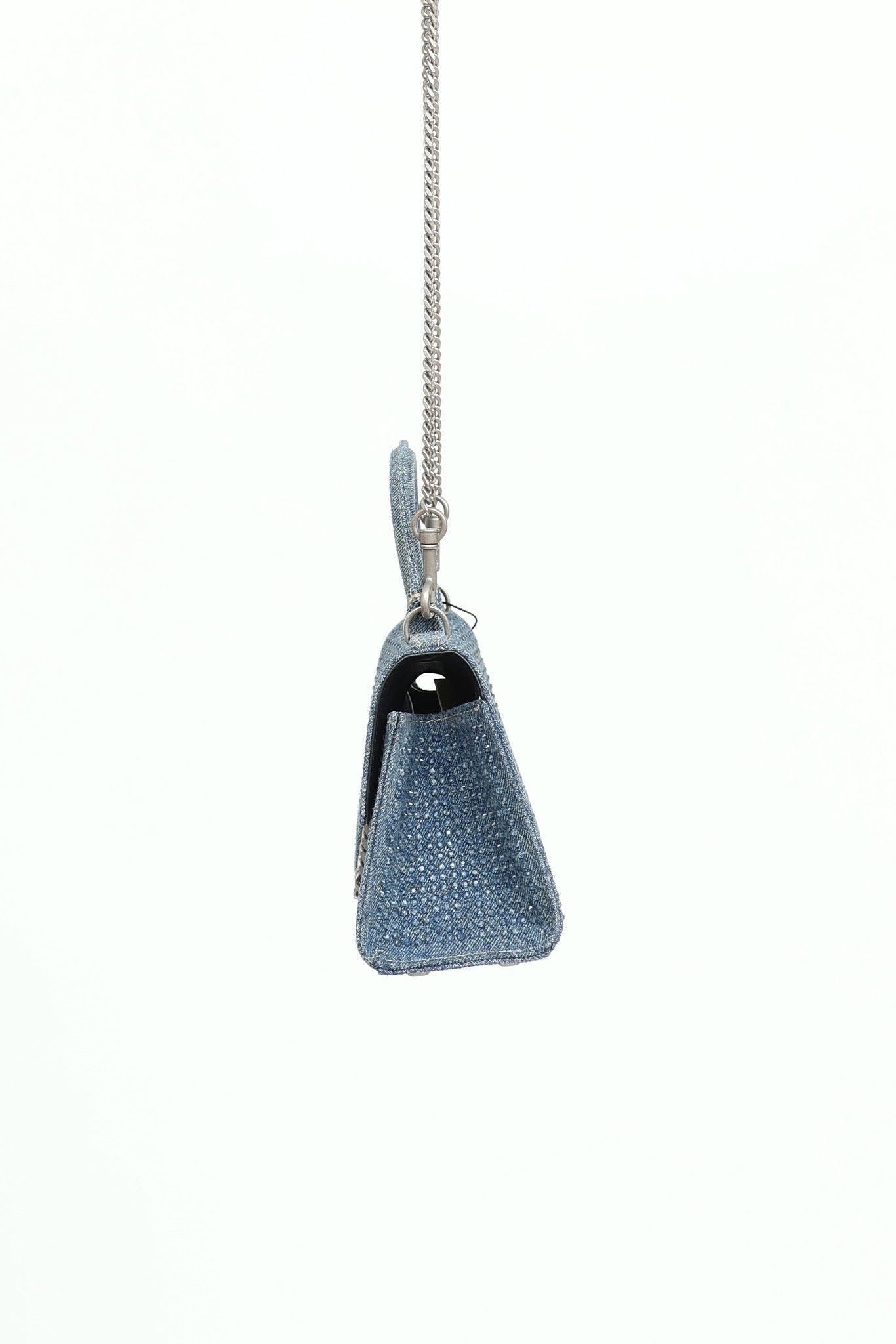 Marc Jacobs St Marc Crystal Denim Mini Bag