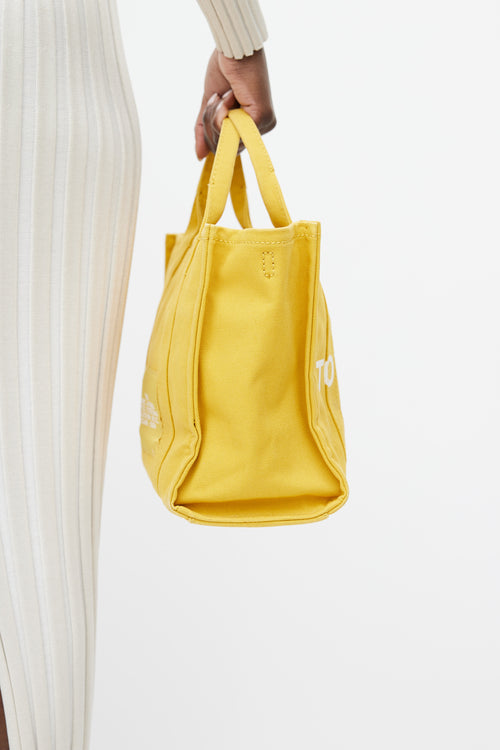 Marc Jacobs Yellow & White The Tote Bag