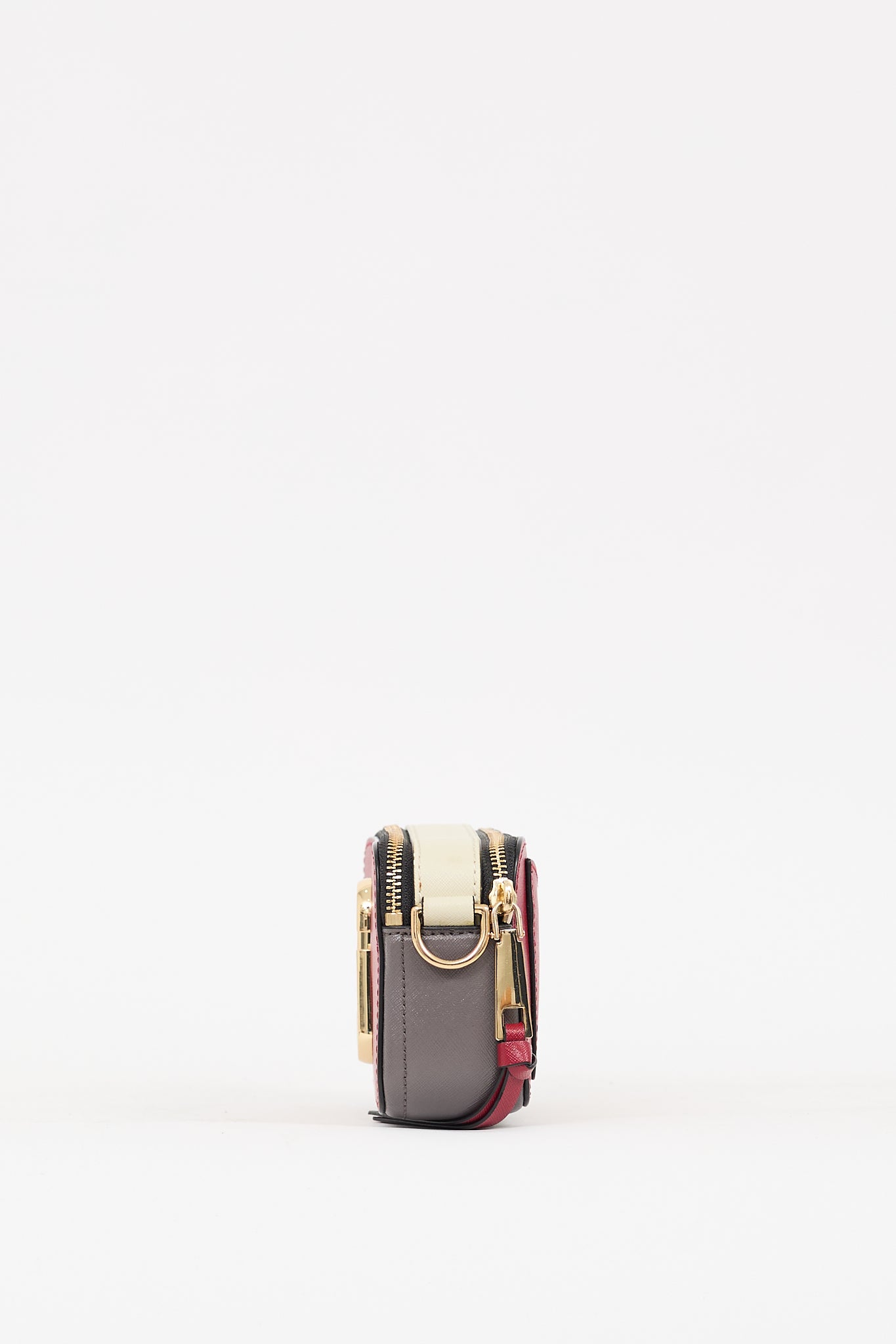 Marc Jacobs Red & Multi Leather Snapshot Bag