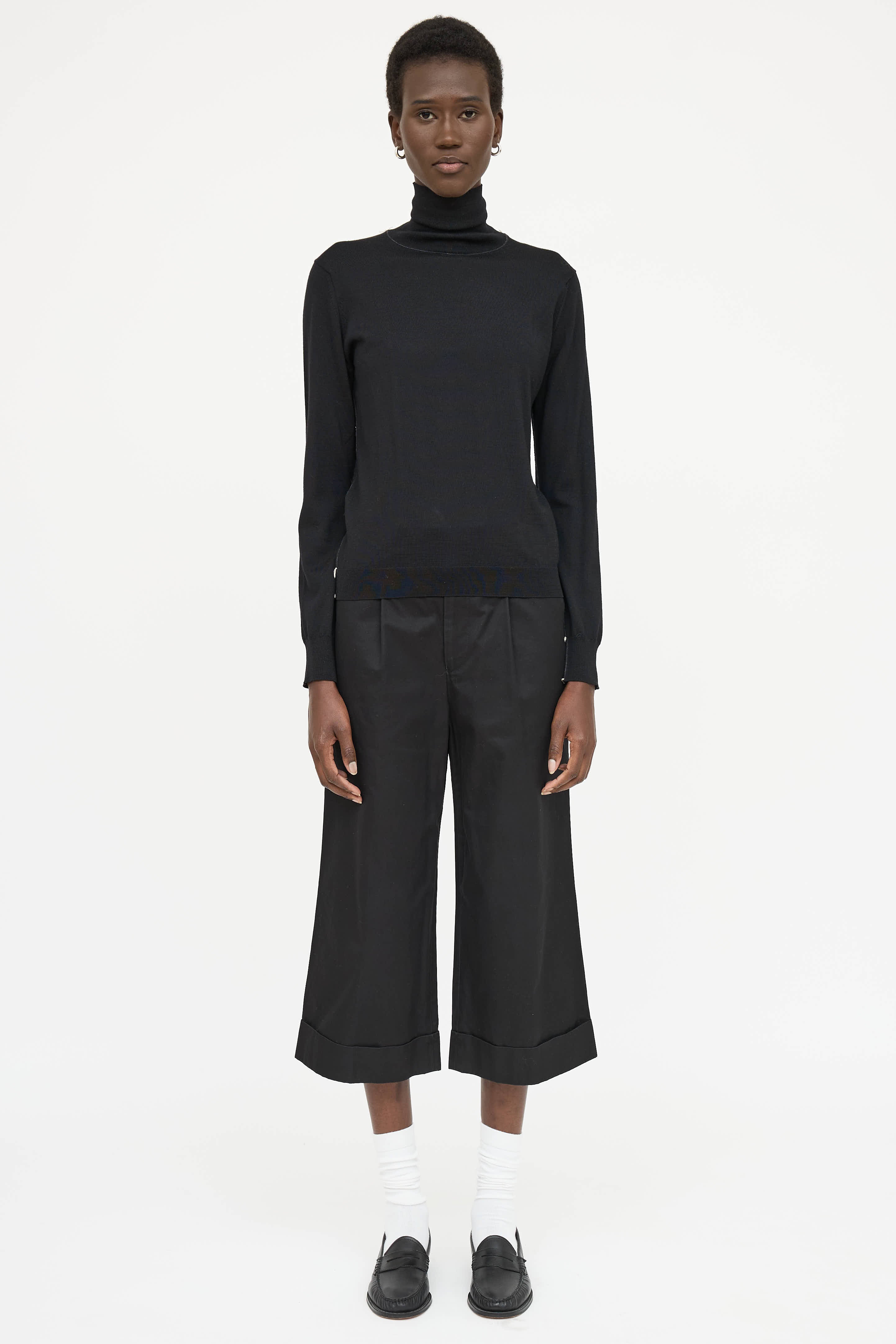 Maison Margiela Wool Turtleneck Top