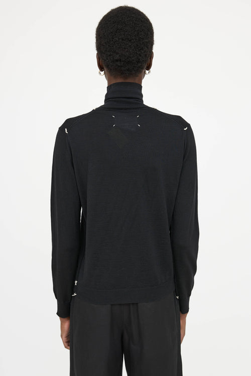 Maison Margiela Wool Turtleneck Top