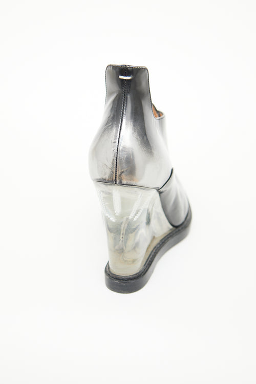 Maison Margiela Black & Silver Nail Wedge