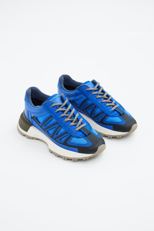 MM6 Maison Margiela Blue 50/50 Sneakers