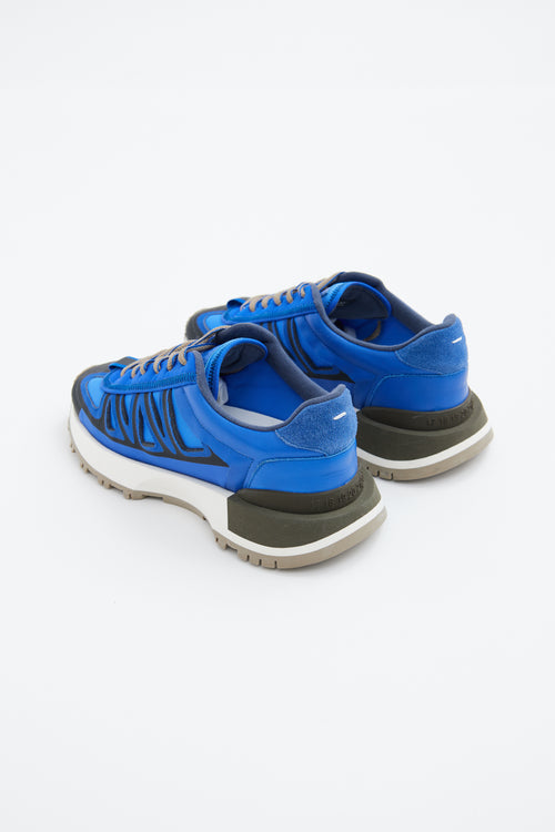 MM6 Maison Margiela Blue 50/50 Sneakers