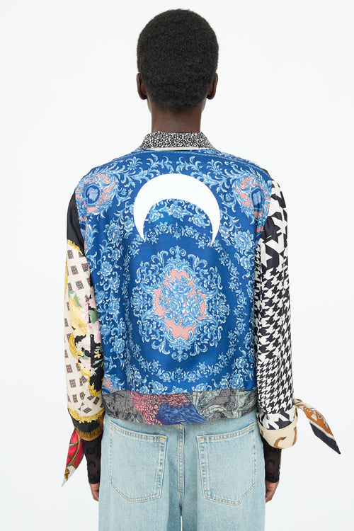 Marine Serre Patterned Zip Jacket