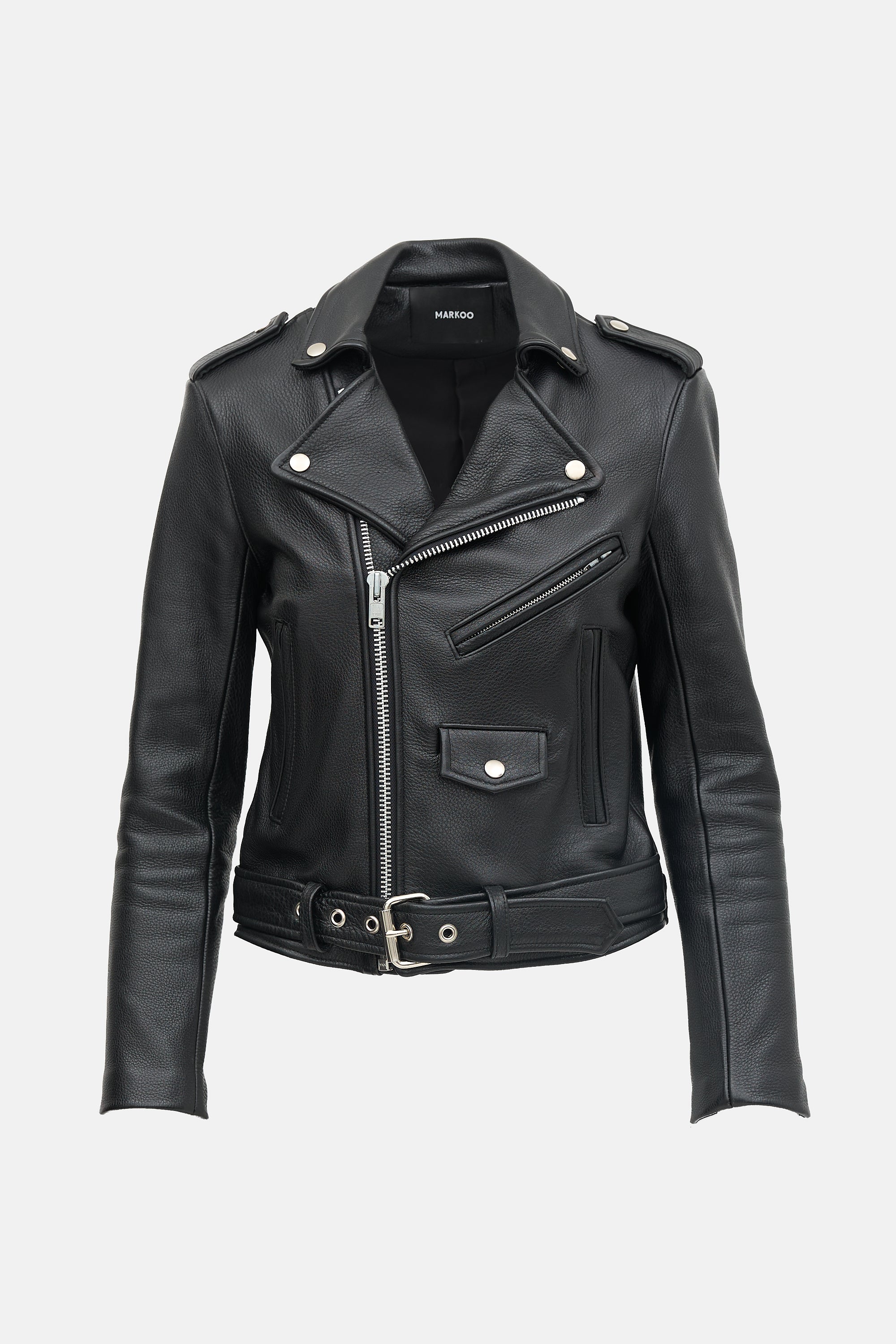 Markoo Leather Moto Jacket