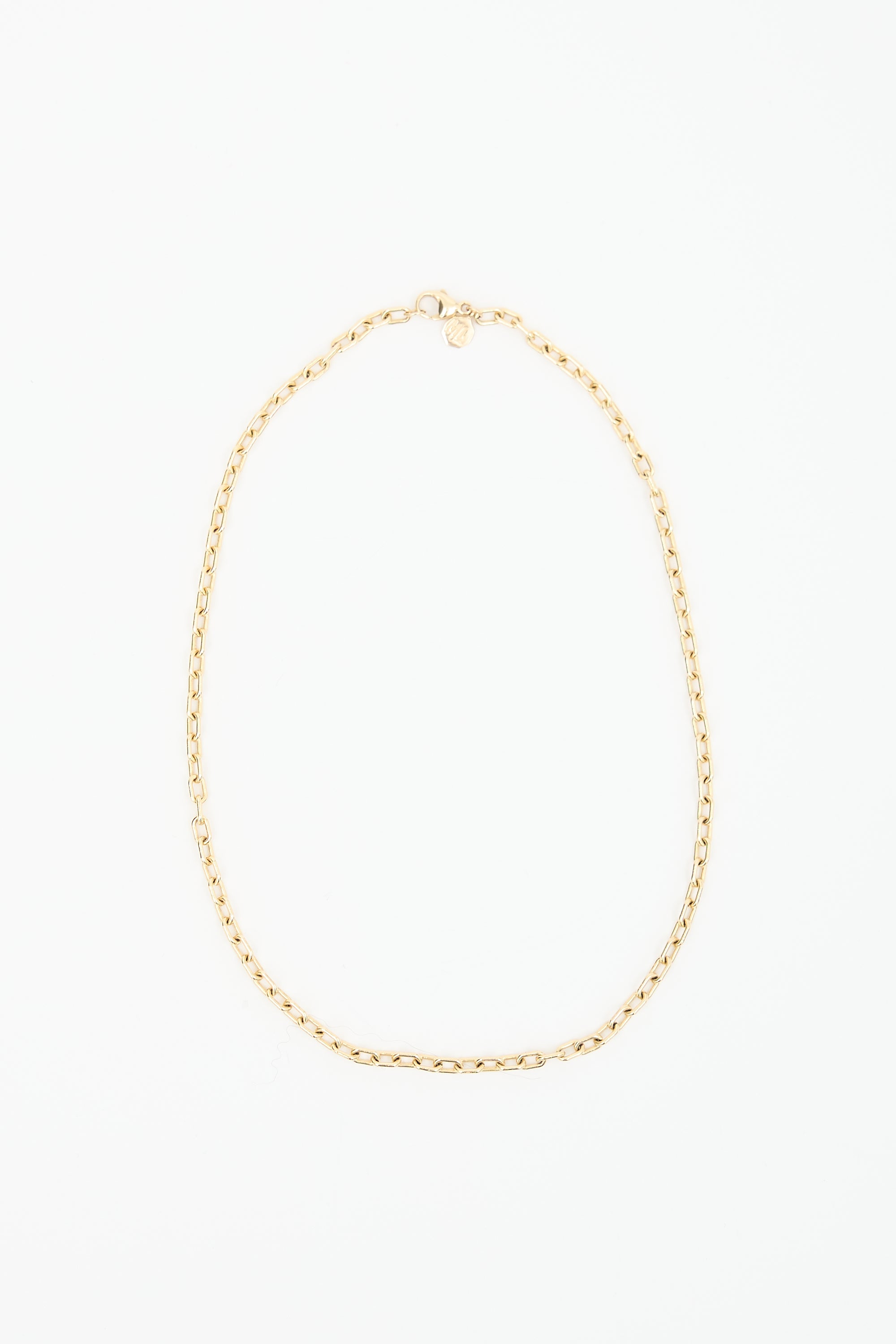 Marlo Laz 14K Yellow Gold Elongated Cable Chain