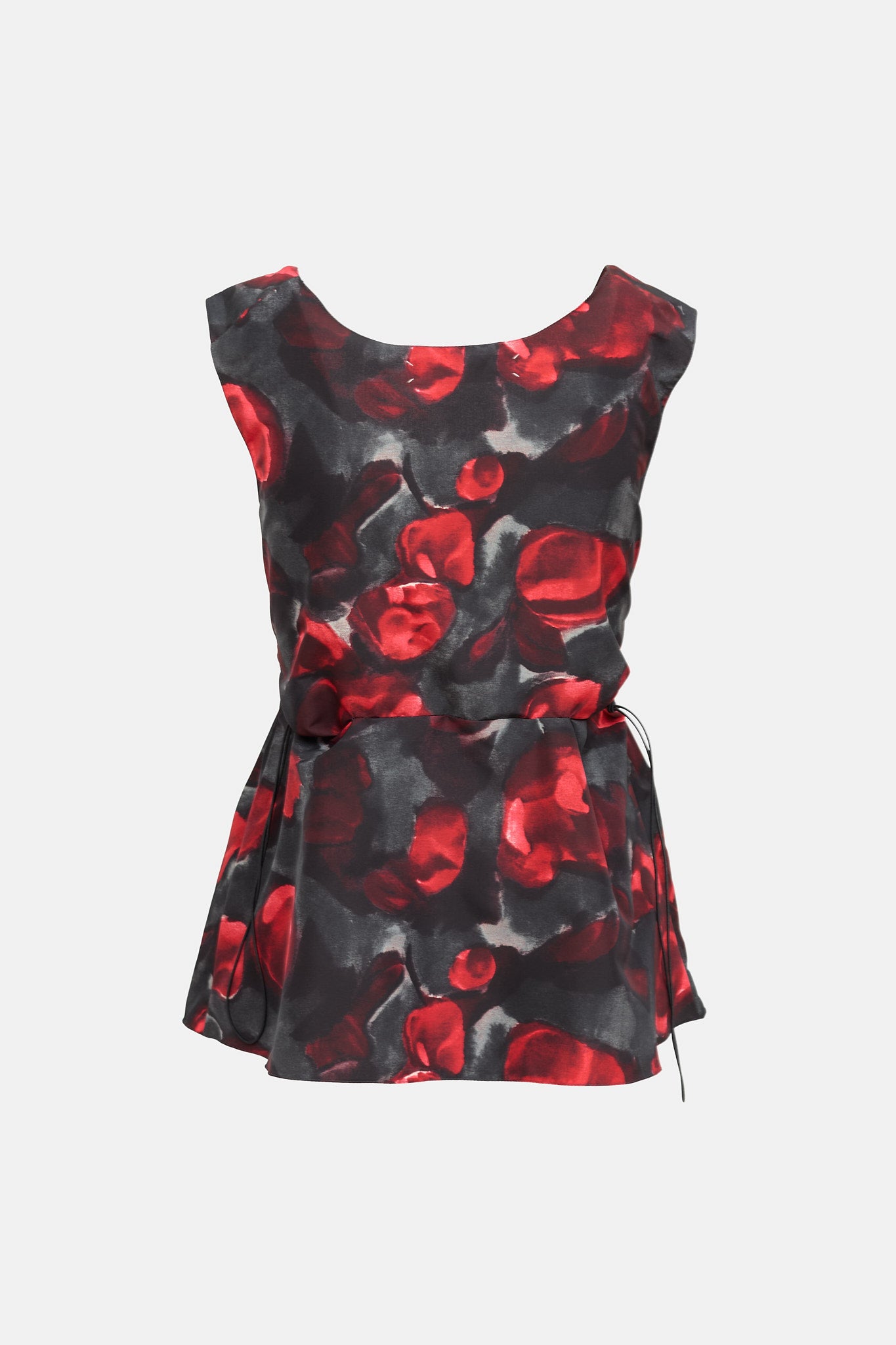 Marni Patterned Drawstring Top