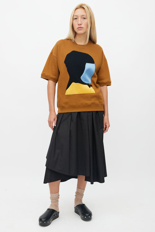 Marni Brown & Multicolour Etka Sweatshirt