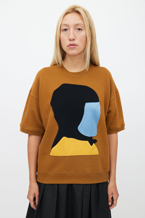 Marni Brown & Multicolour Etka Sweatshirt