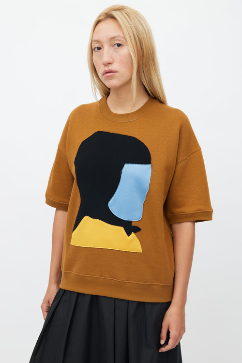 Marni Brown & Multicolour Etka Sweatshirt