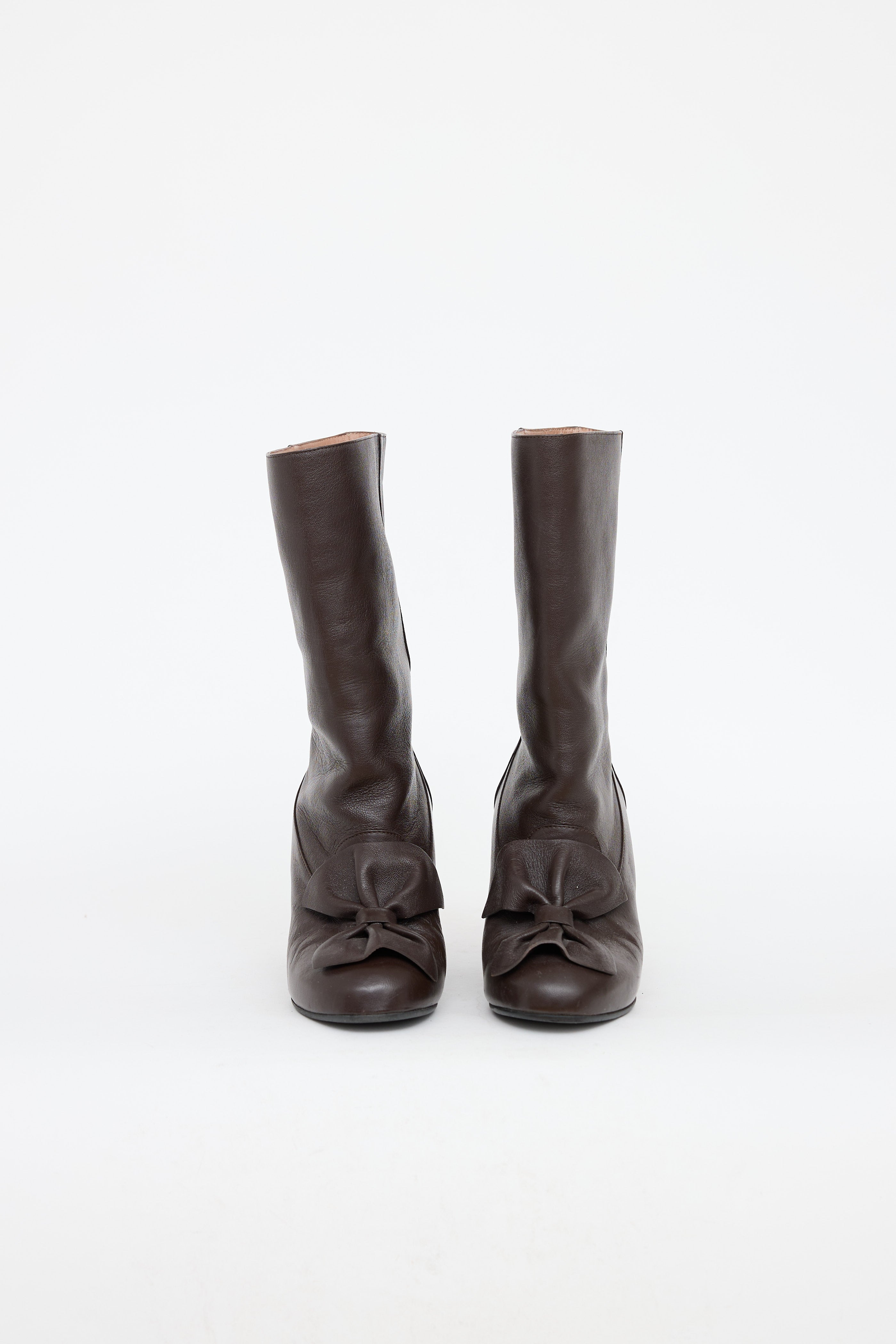 Marni Bow High Heel Boot
