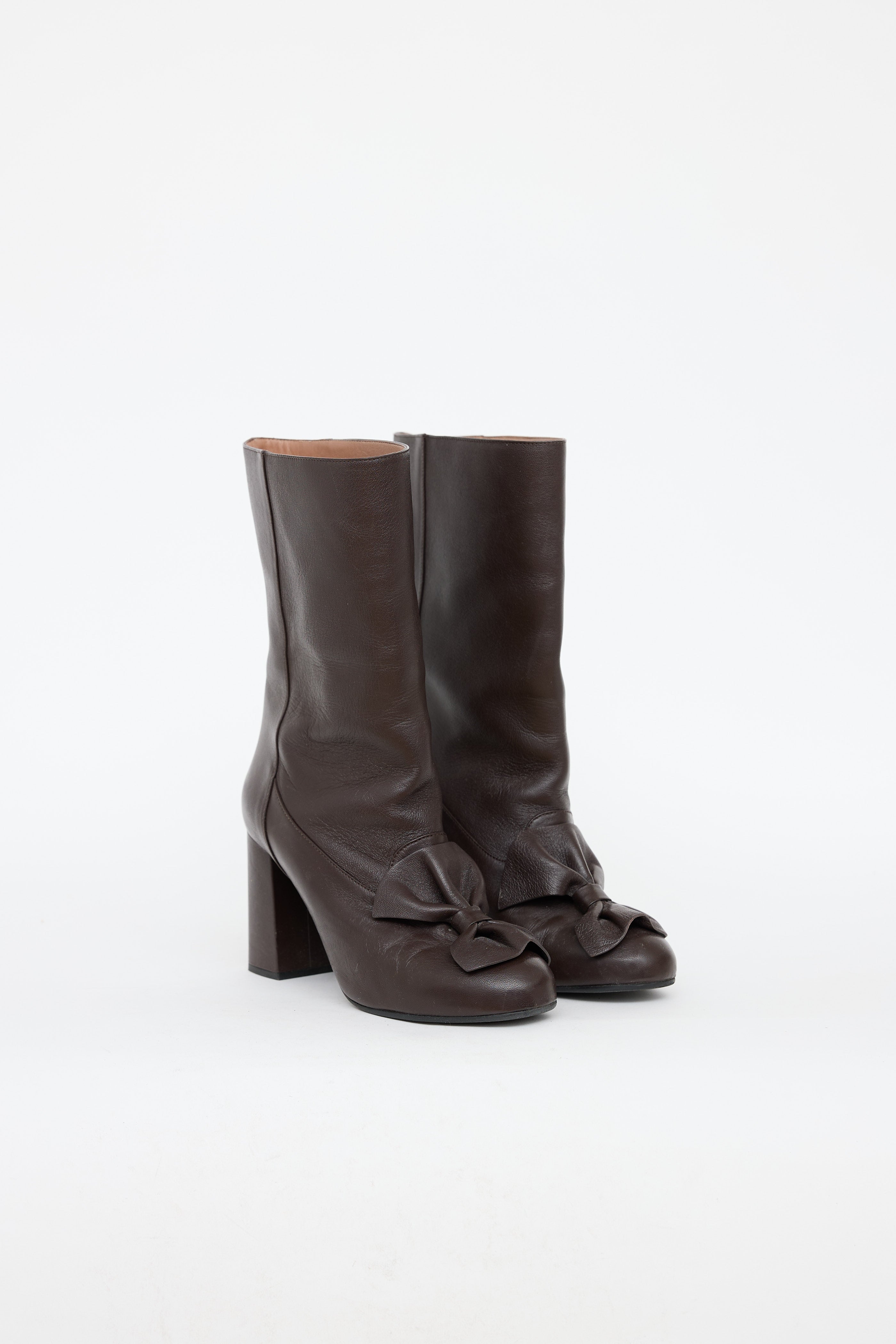 Marni Bow High Heel Boot