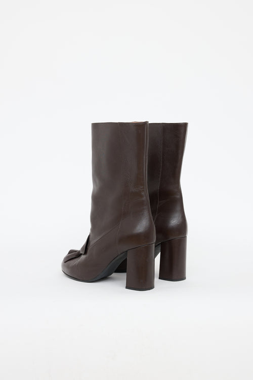 Marni Bow High Heel Boot