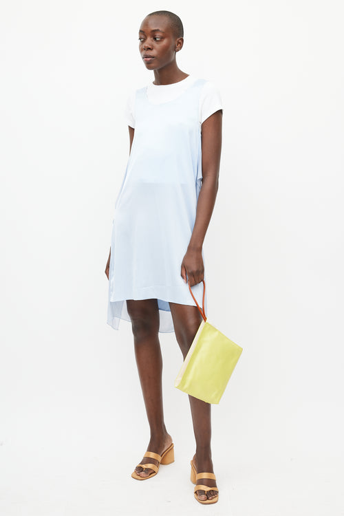 Marni Cream & Yellow Museo Leather Pouch