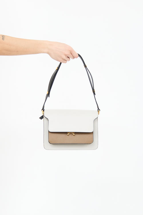 Marni Grey & Multi Trunk Bag