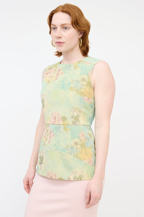 Marni Floral Structured Blouse