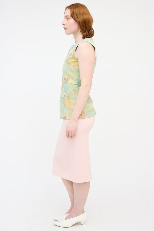 Marni Floral Structured Blouse