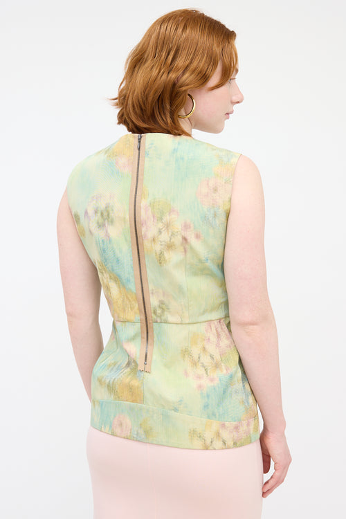 Marni Floral Structured Blouse