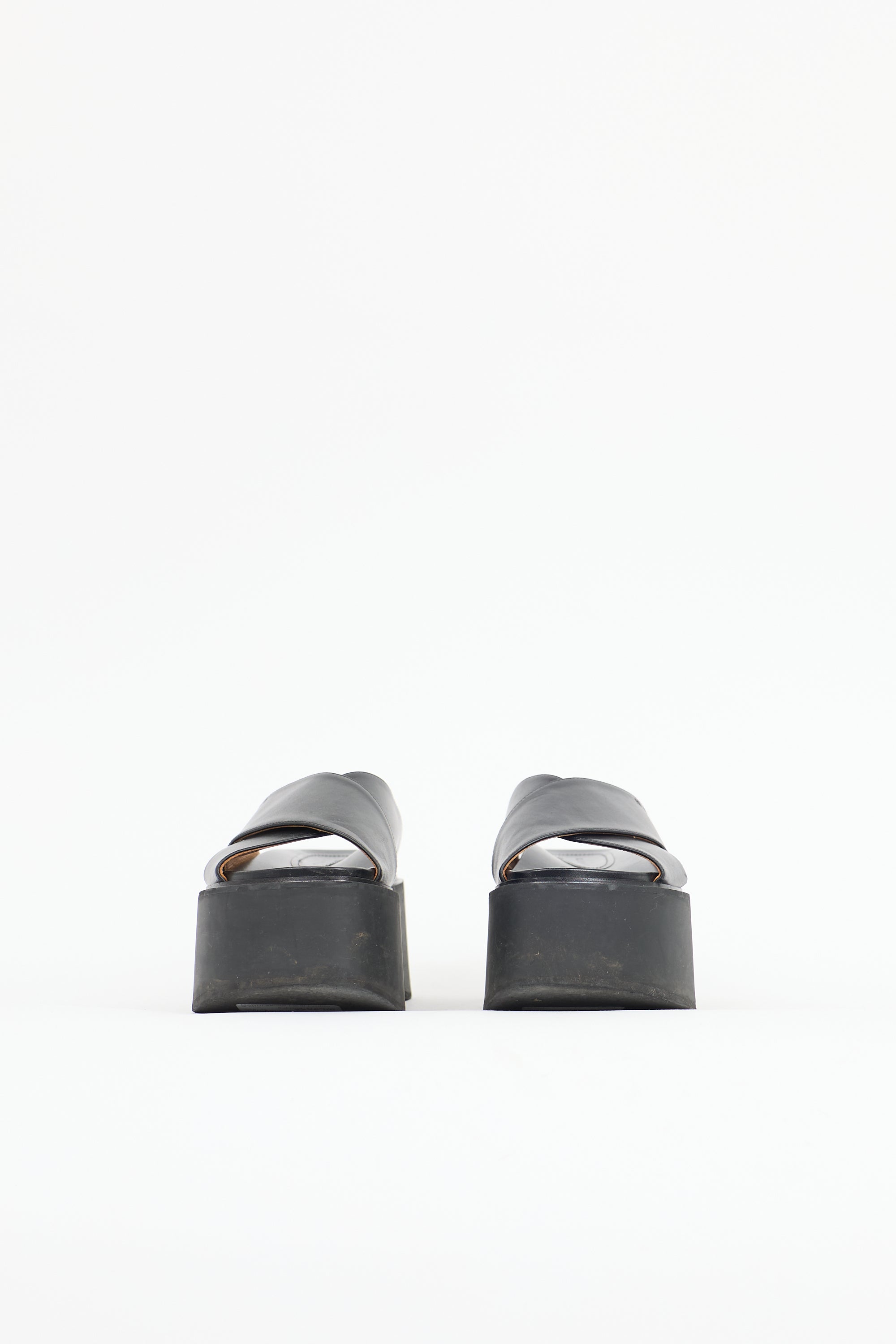 Marni Leather Fussbett Sandal