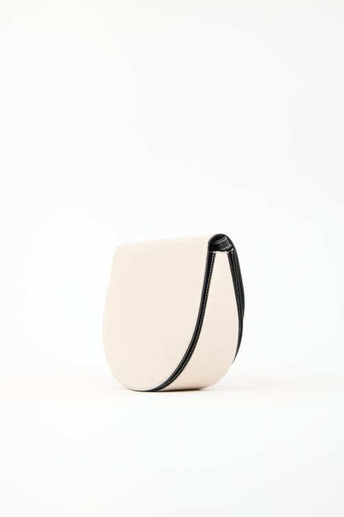 Marni Leather Galet Saddle Bag