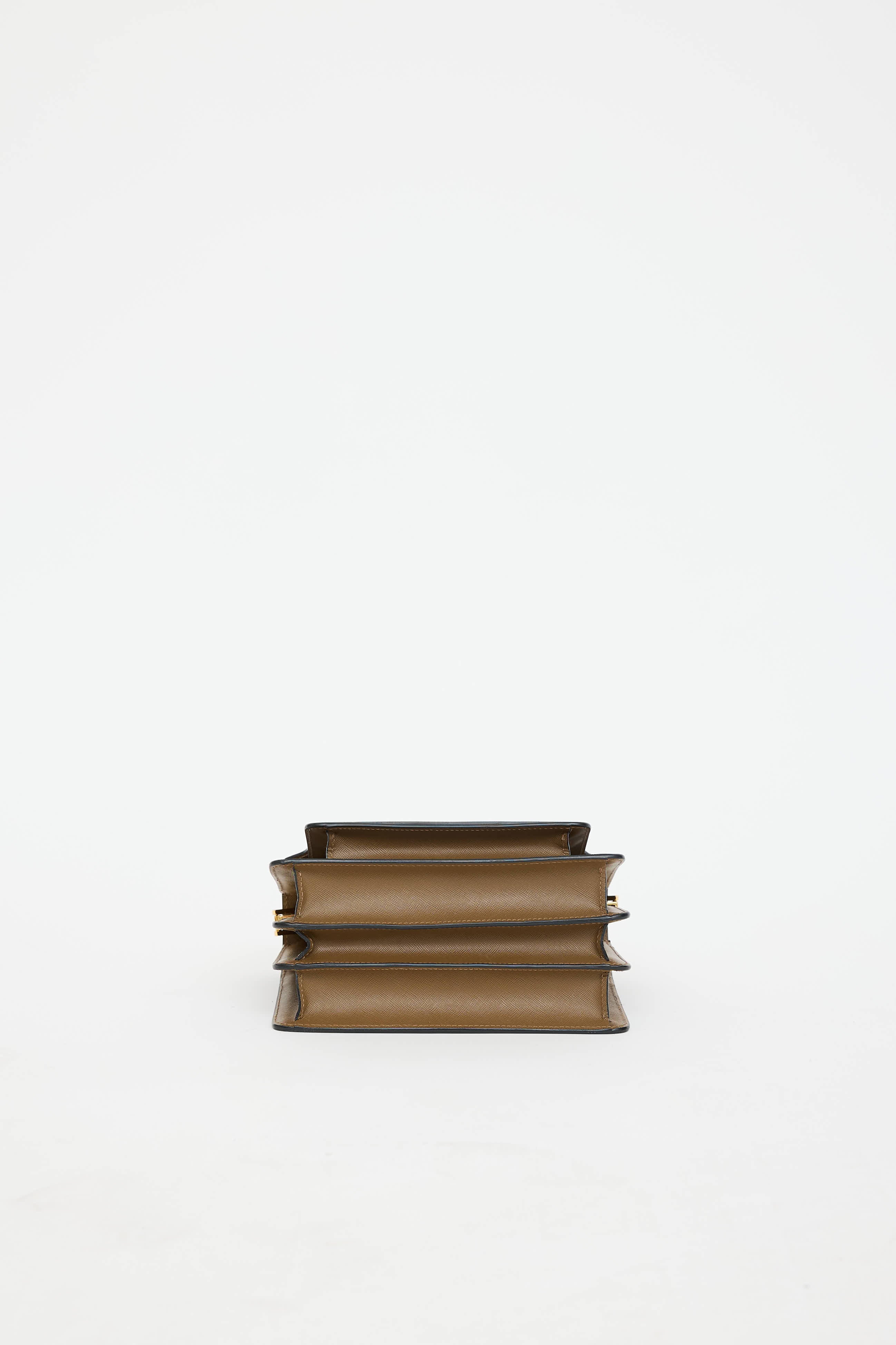 Marni Leather Trunk Shoulder Bag