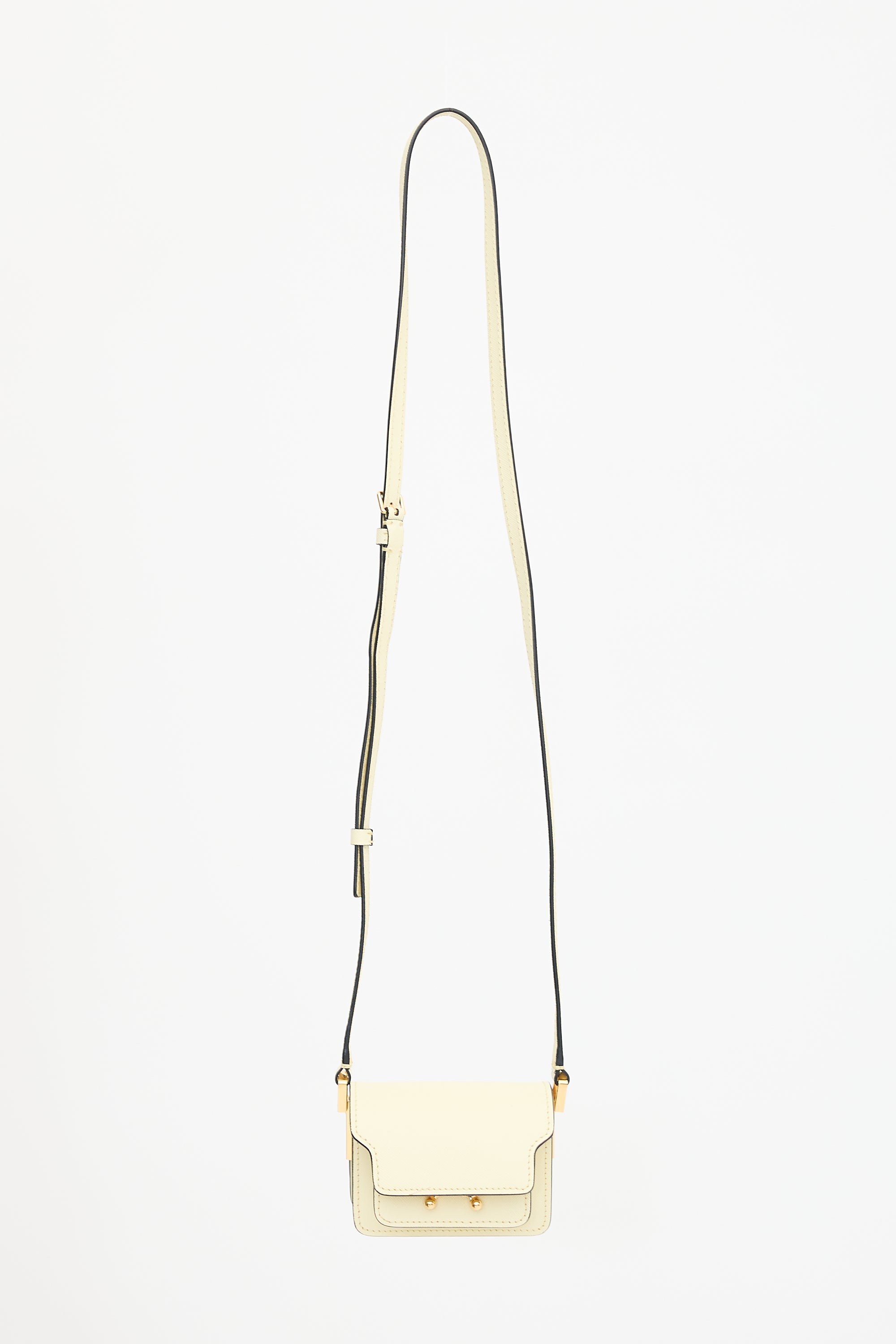 Marni Leather Nano Trunk Bag