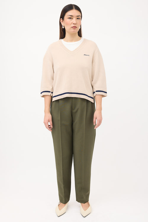 Marni Logo Embroidered Sweater