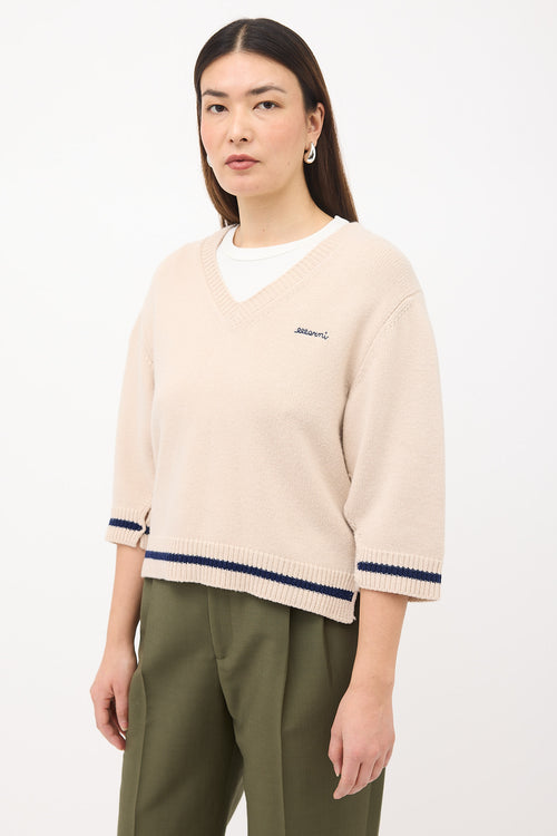 Marni Logo Embroidered Sweater